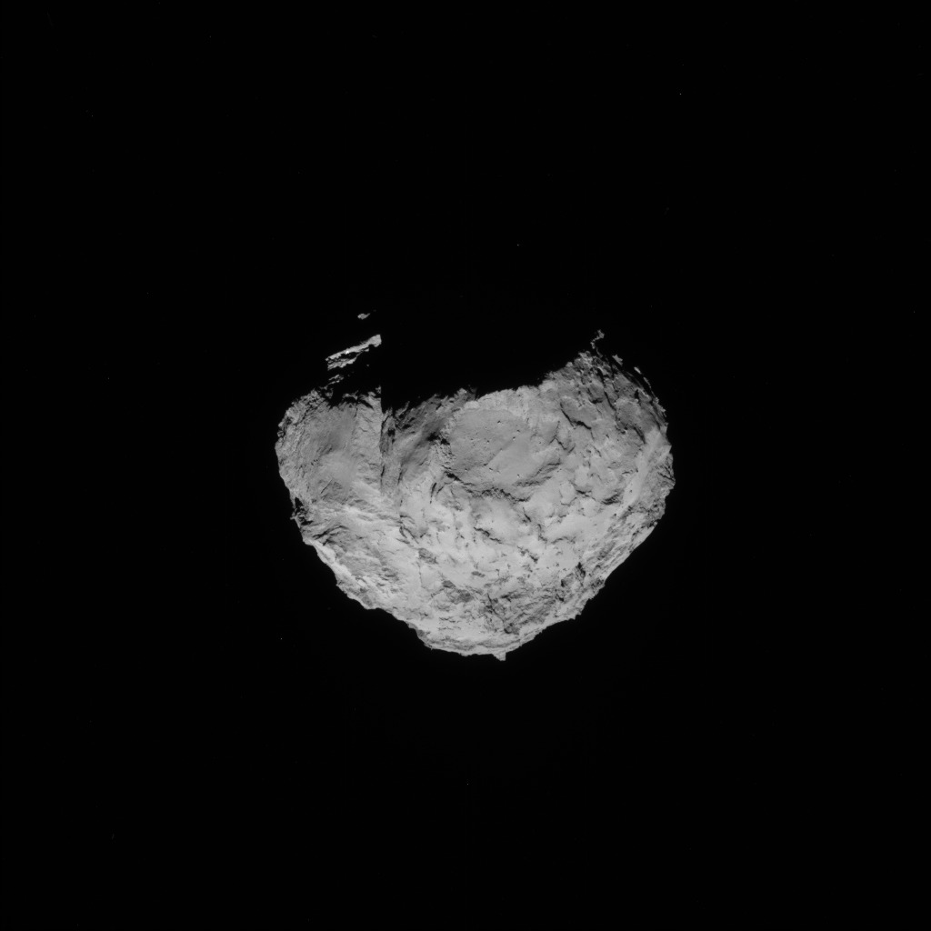 Фото кометы P67 с расстояния 100 км